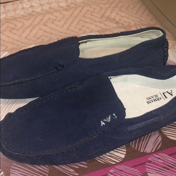 Dark blue shoes